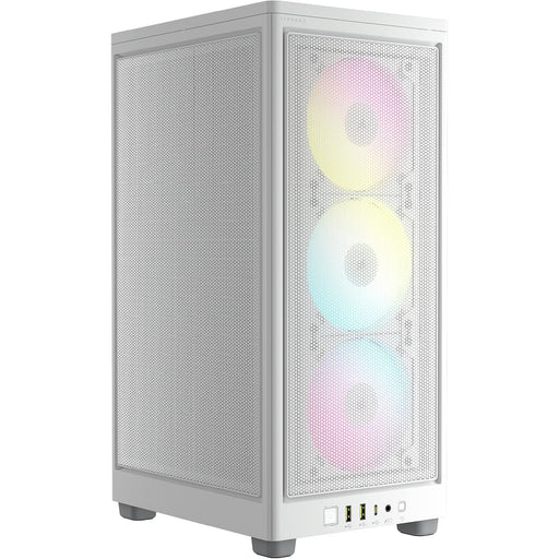mini itx gaming pc case white