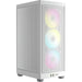 mini itx gaming pc case white
