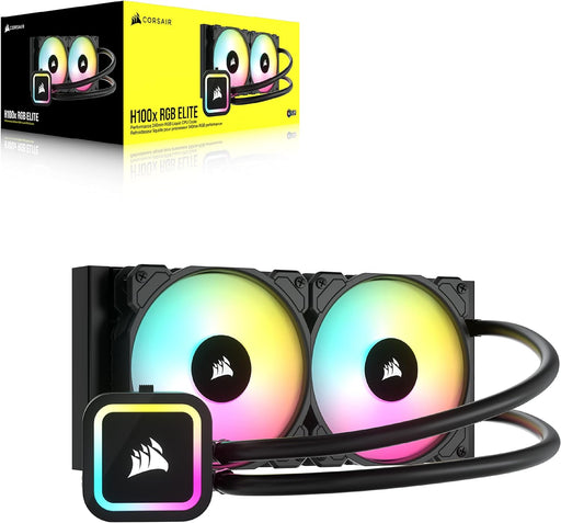 liquid cooler corsair h100x rgb elite