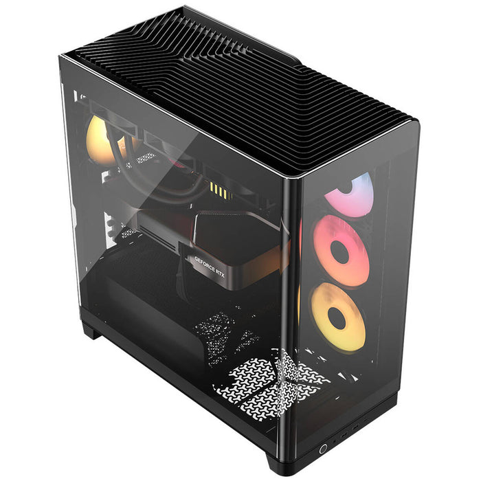 CORSAIR FRAME 4500X RS-R ARGB PC Case – Panoramic Glass Mid-Tower, Dual 360 mm Radiator Support