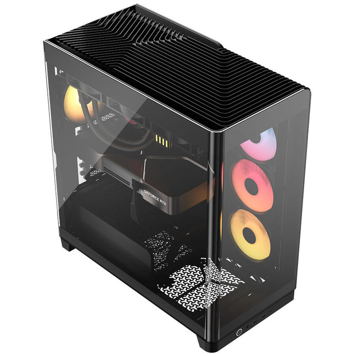 CORSAIR FRAME 4500X RS-R ARGB PC Case – Panoramic Glass Mid-Tower, Dual 360 mm Radiator Support