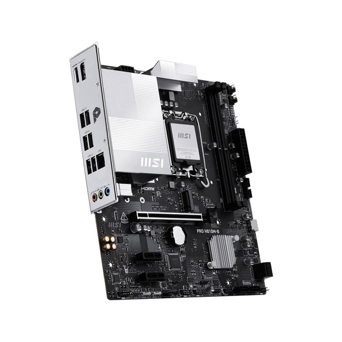 MSI Pro H810M‑B Micro‑ATX Motherboard – LGA 1851, DDR5, PCIe 5.0, 2.5Gb LAN