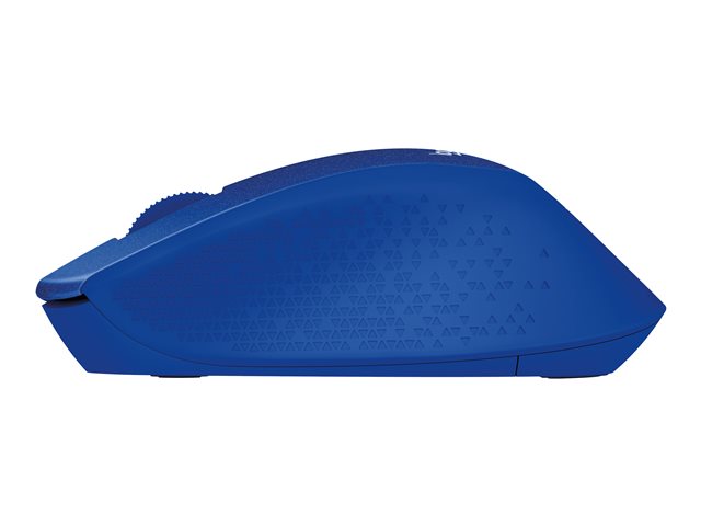 Logitech M330 Silent Plus Wireless Mouse – Blue, 1000 DPI, Quiet Clicks