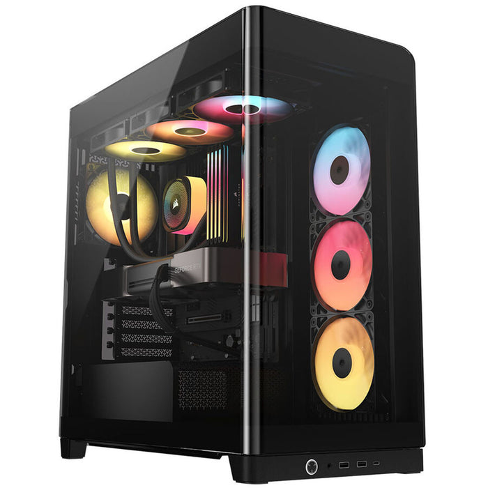 CORSAIR FRAME 4500X RS-R ARGB PC Case – Panoramic Glass Mid-Tower, Dual 360 mm Radiator Support