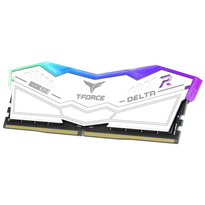 TeamGroup Delta RGB 32GB (2×16GB) DDR5 6000MHz CL30 – White Dual‑Channel Kit