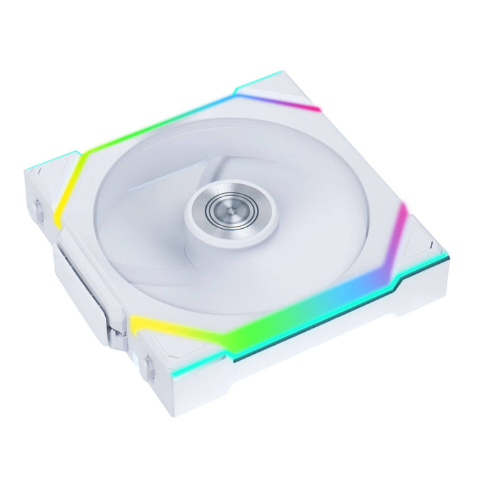 Lian Li UNI FAN SL Wireless RGB 120mm Reverse Flow Fan White – ARGB PWM, 2000RPM