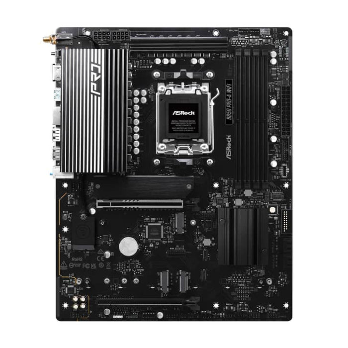 Asrock B850 Pro‑A WiFi AM5 ATX Motherboard – DDR5, PCIe 5.0, Wi‑Fi 6E, 2.5GbE