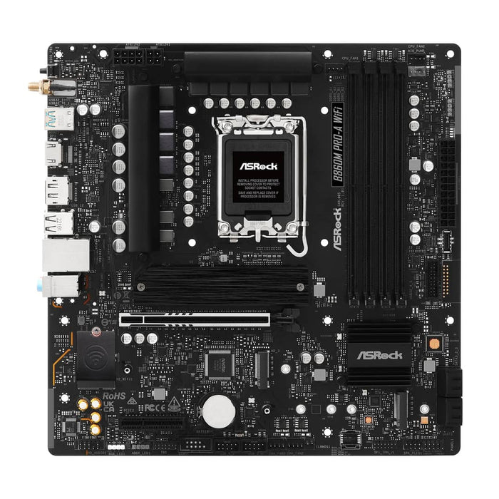 ASRock B860M Pro‑A WIFI Micro‑ATX Motherboard – LGA 1851, DDR5, PCIe 5.0