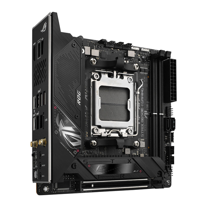 Asus Rog Strix AMD B650E-I Gaming WiFi Mini ITX Motherboard, DDR5, PCIe 5.0, Socket AM5
