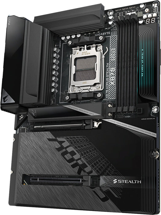 Gigabyte X870 AORUS STEALTH ATX AM5 Motherboard | PCIe 5.0, Wi‑Fi 7