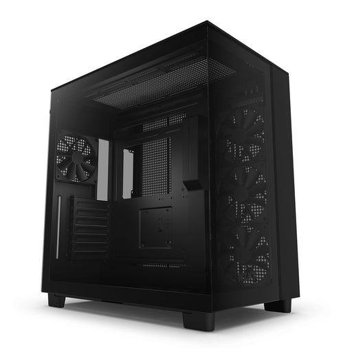 nzxt h9 flow gaming pc case atx