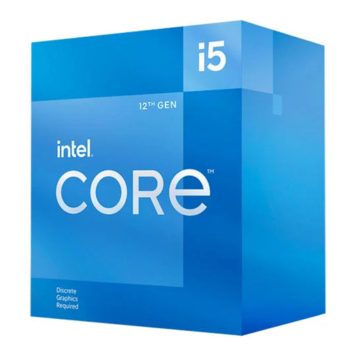 Intel Core i5 CPU packaging on a white background