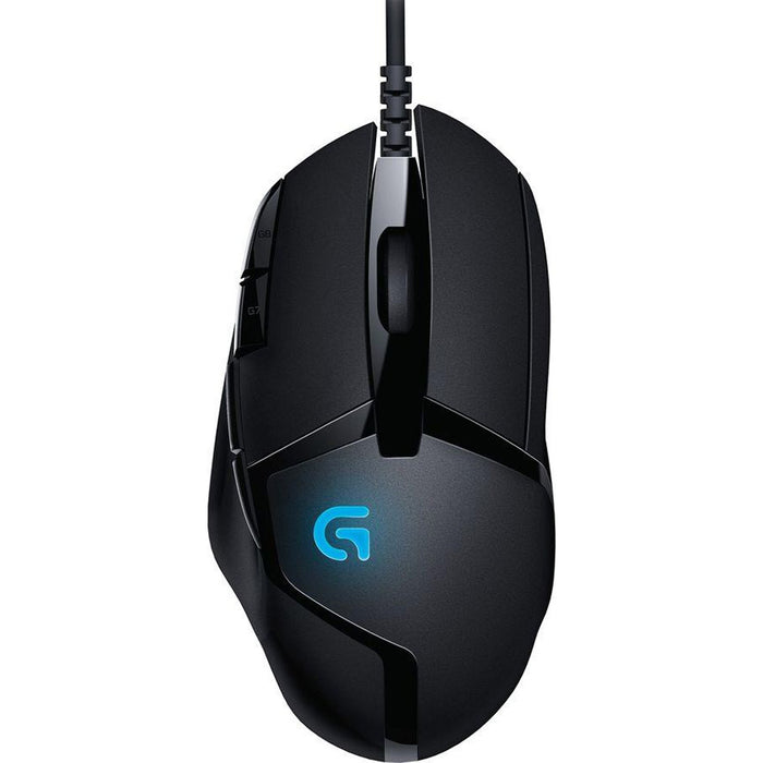 Logitech G402 Hyperion Fury Wired Gaming Mouse – 4000 DPI, 500 IPS – Black