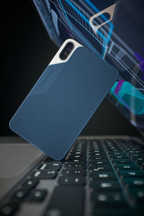 Intenso TX100 1TB External SSD – USB 3.2 Gen 1x1, 500MB/s, Portable Shock‑Resistant Drive