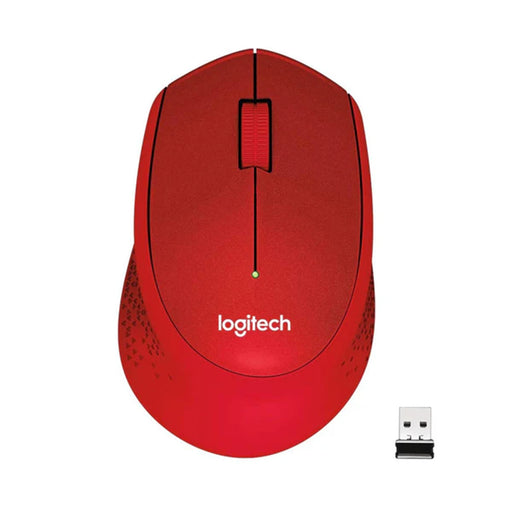Logitech M330 Silent Plus Wireless Mouse Red.