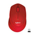 Logitech M330 Silent Plus Wireless Mouse Red.