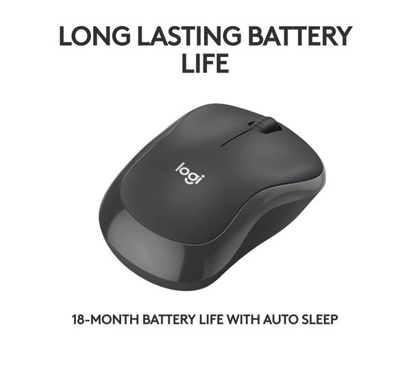 Logitech M240 Silent Wireless Mouse – Bluetooth, 4000 DPI, Quiet Clicks