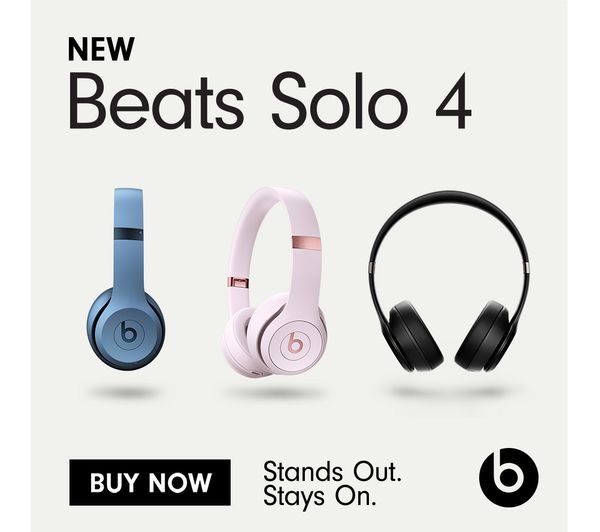 Beats Solo 4 Wireless Bluetooth Headphones – Black