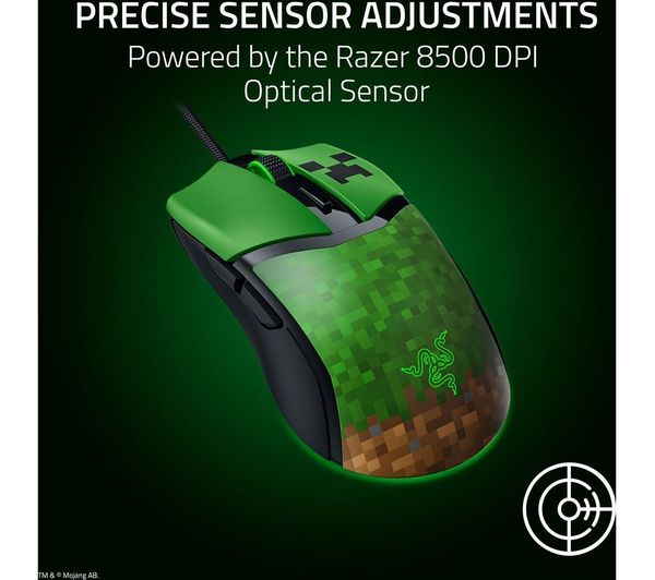 Razer Cobra RGB Optical Gaming Mouse – Minecraft Edition
