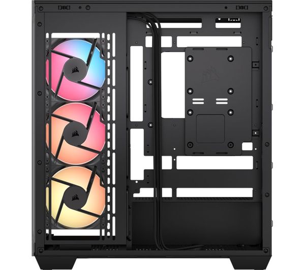 Corsair 3500X RS‑R ARGB Black Mid‑Tower Case with Tempered Glass