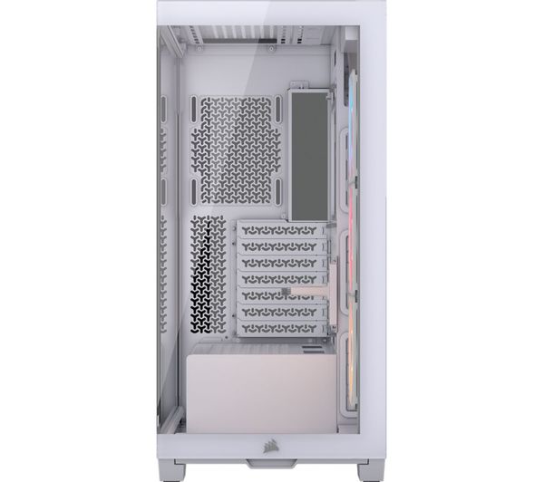 Corsair 3500X RS‑R ARGB White Mid‑Tower Case with Tempered Glass