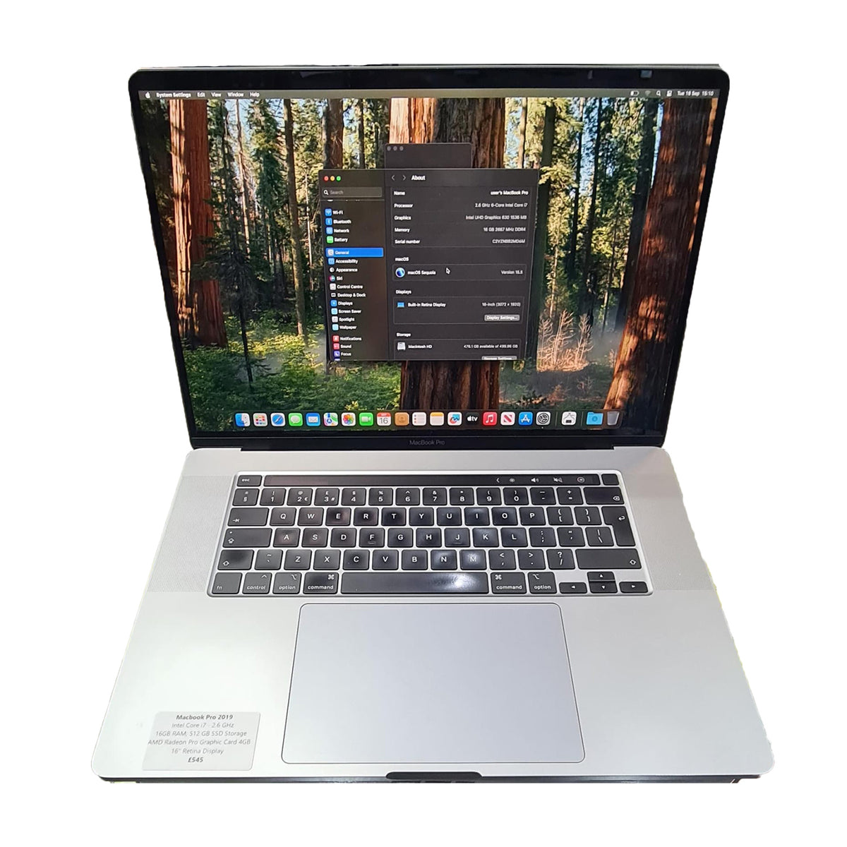 Apple MacBook Pro 2019 16