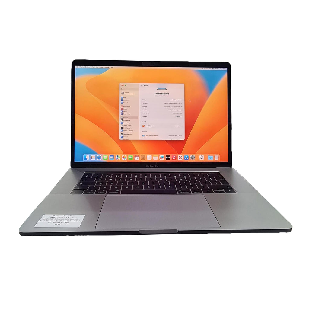 【ジャンク】MacBookPro(Retina,15㌅,2017)A1707 Apple MacBook Pro 15-Inch Mid 2017 A1707 i7 2.8Ghz 16GB