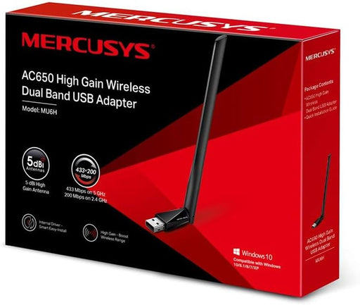 ac650 high gain wireless usb adapter dual band usb wifi dongle with antenna