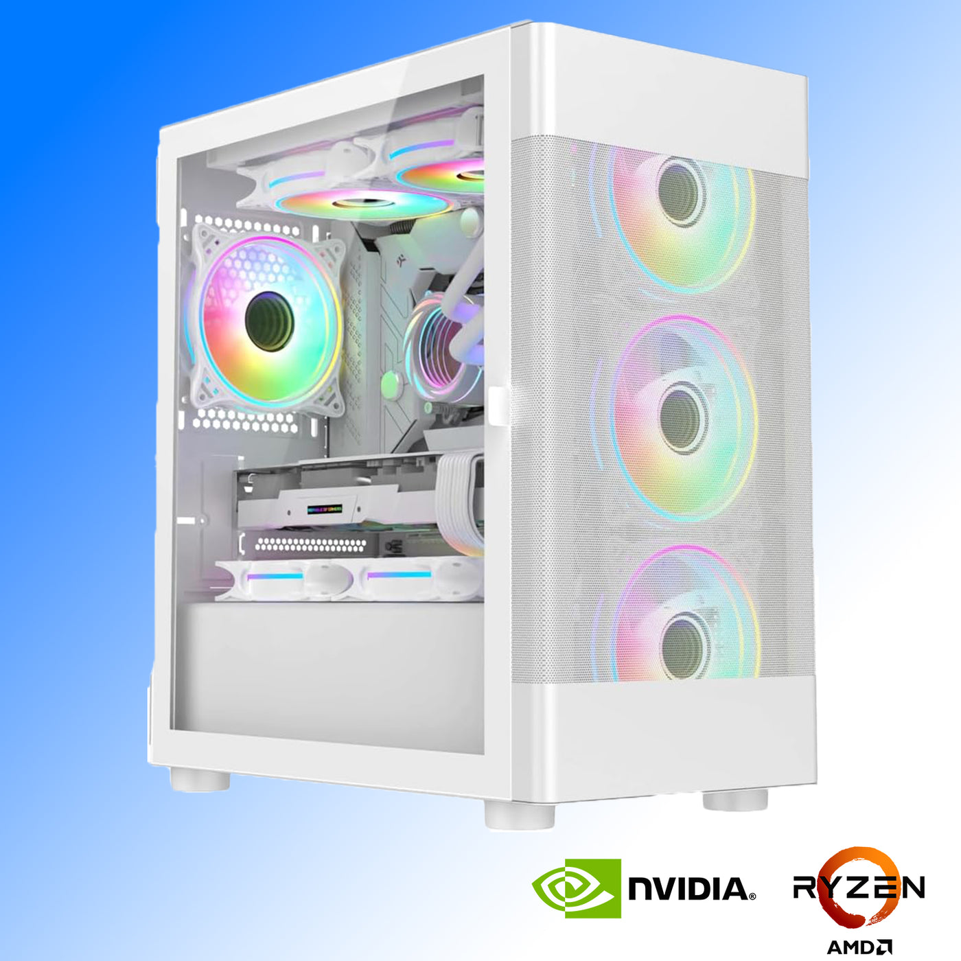 Warlord White-Ship | Mid-Range PCs | Custom Built | Ryzen 5 7600X ...