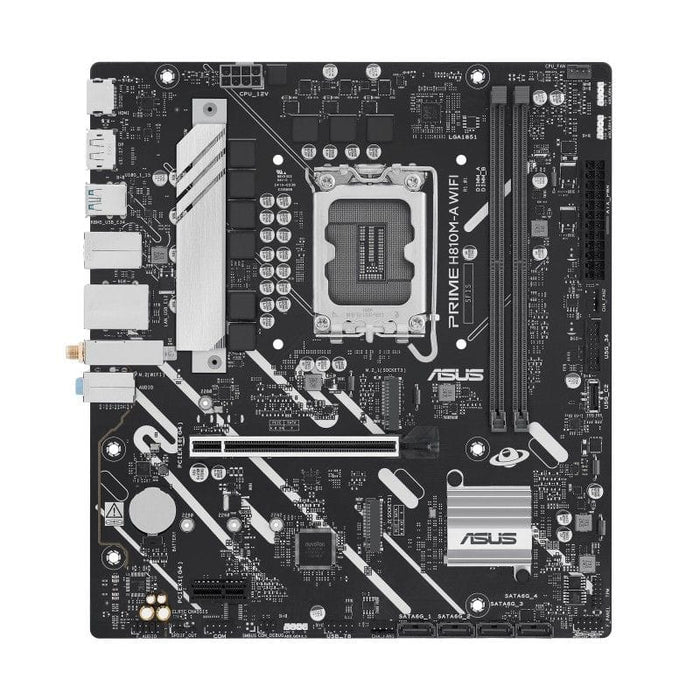 ASUS PRIME H810M‑A WIFI Micro‑ATX Motherboard – LGA 1851, DDR5, Wi‑Fi 6