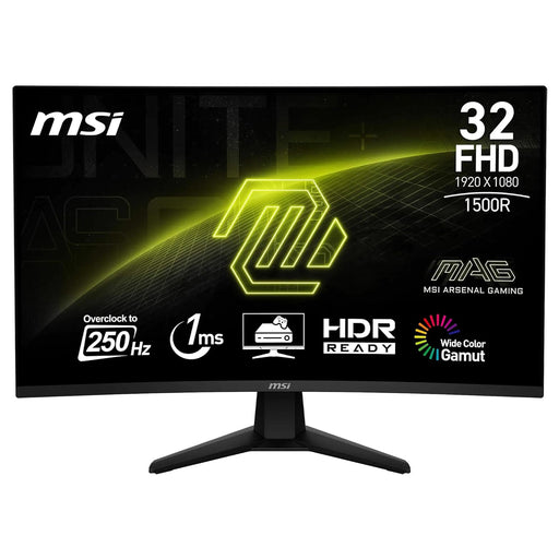 32" curved gaming monior 250hz
