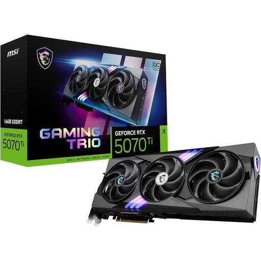 MSI RTX 5070 Ti Gaming Graphics Card for AI works, 16GB, Overclocked