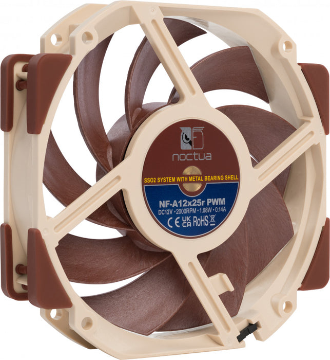Noctua NF‑A12x25r PWM 120mm Round‑Frame Quiet Fan – 2000RPM
