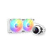 240mm cpu liquid cooler white aio