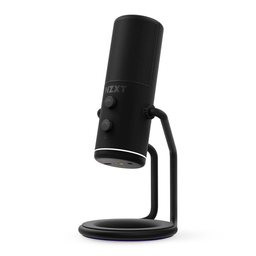 nzxt sreaming gaming microphone black