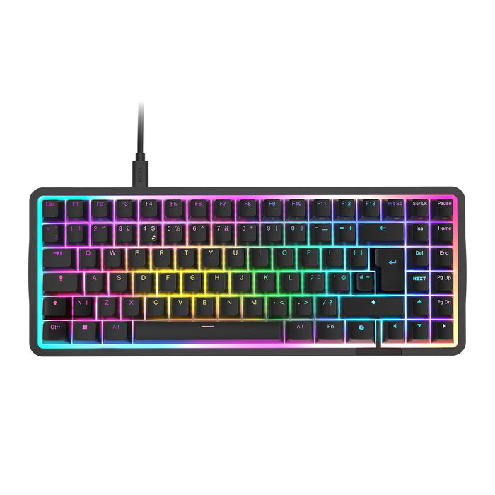gaming mechanical keyboard rgb black