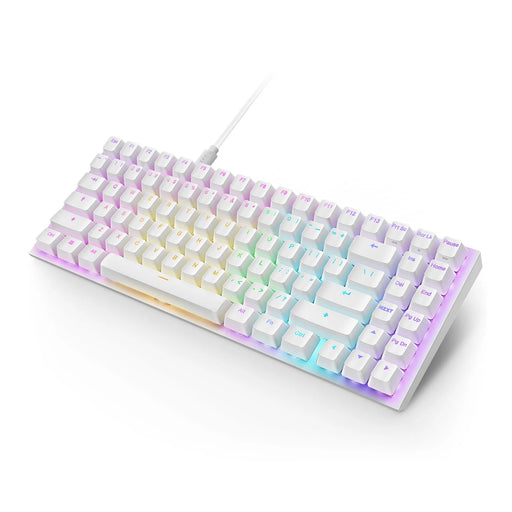 white mini gaming keyboard 10 keyless