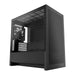 Micro ATX Gaming PC Case Airflow, black.