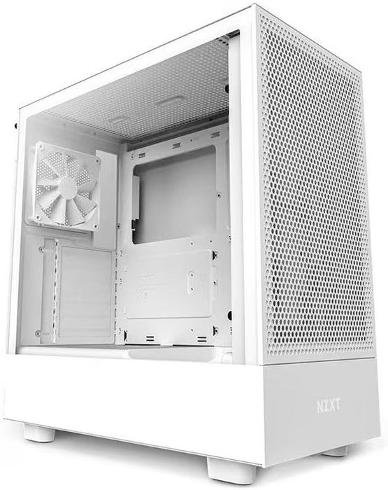 nzxt h5 flow gaming desktop case mid tower