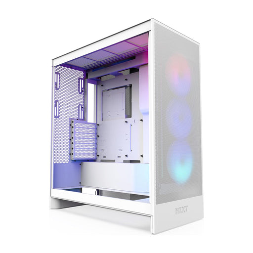nzxt h7 flow rgb gaming pc case white