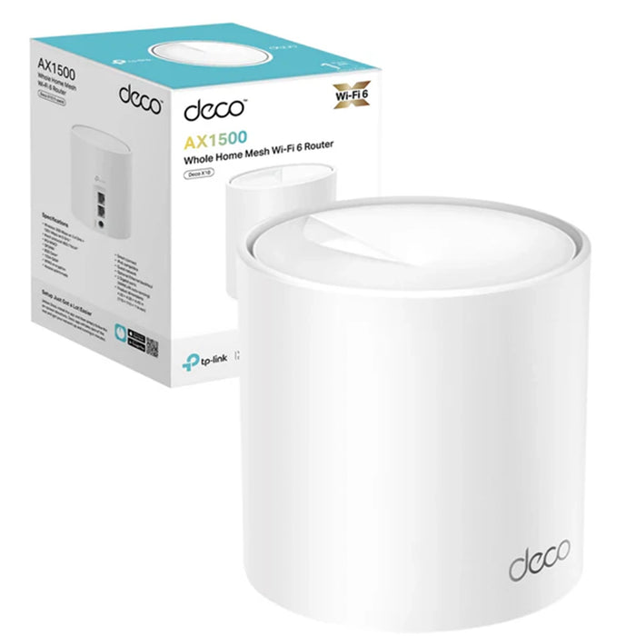 TP‑Link AX1500 Whole Home Mesh Wi‑Fi 6 System – Dual‑Band, Wi‑Fi 6, Gigabit LAN
