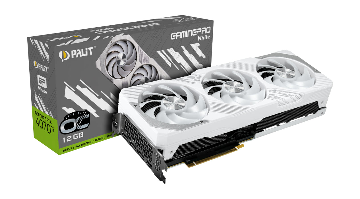 Palit RTX 4070Ti GamingPro White Graphics Card