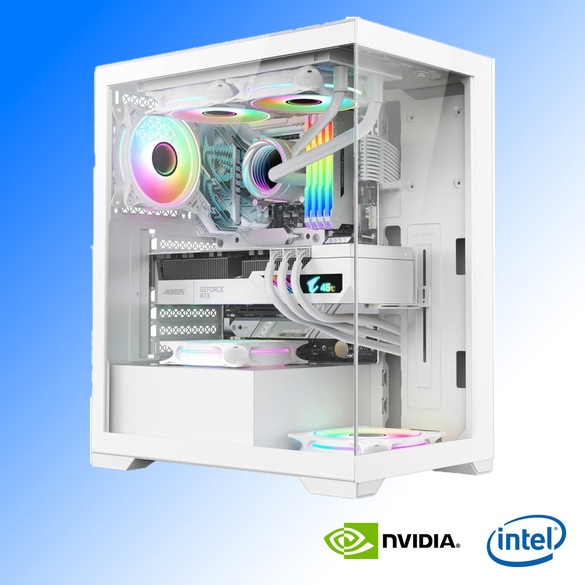 Warlord Vetro White | Gaming, Streaming Desktop Computer | i5 12400F ...
