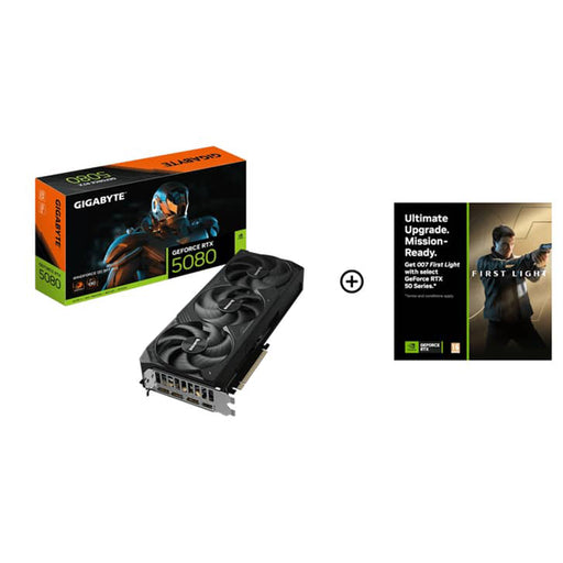 Gigabyte GeForce RTX 5080 Windforce OC SFF 16GB GDDR7 graphics card.