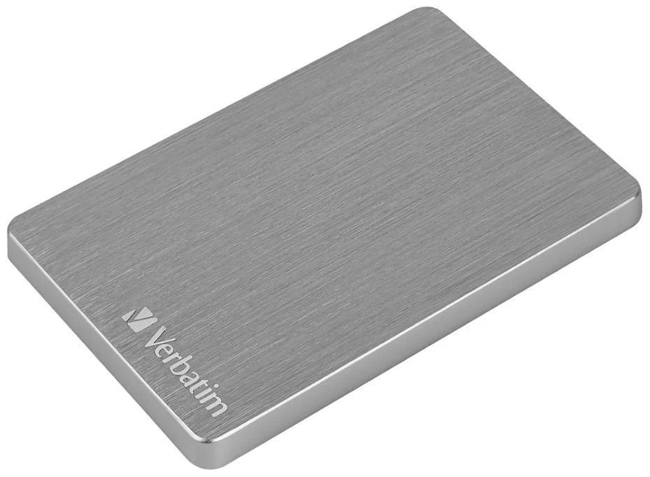 Verbatim Store ’n’ Go ALU Slim 1TB – USB 3.2 External Hard Drive, Aluminium, Space Grey