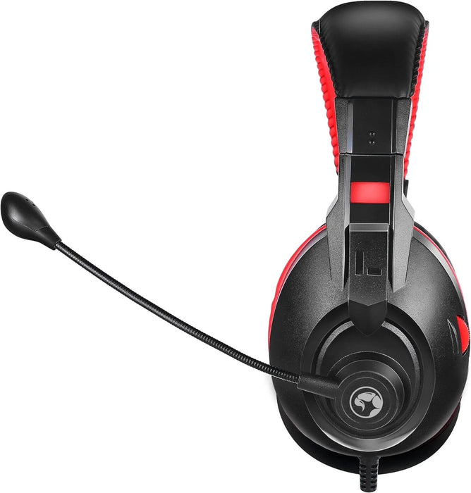 Marvo Scorpion H8321S Stereo Gaming Headset – Flexible Omni Mic – Black