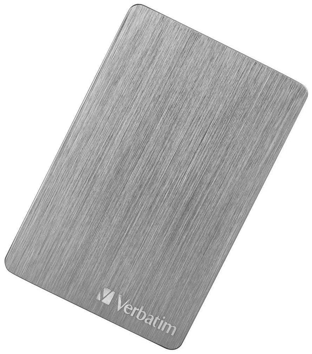 Verbatim Store ’n’ Go ALU Slim 1TB – USB 3.2 External Hard Drive, Aluminium, Space Grey