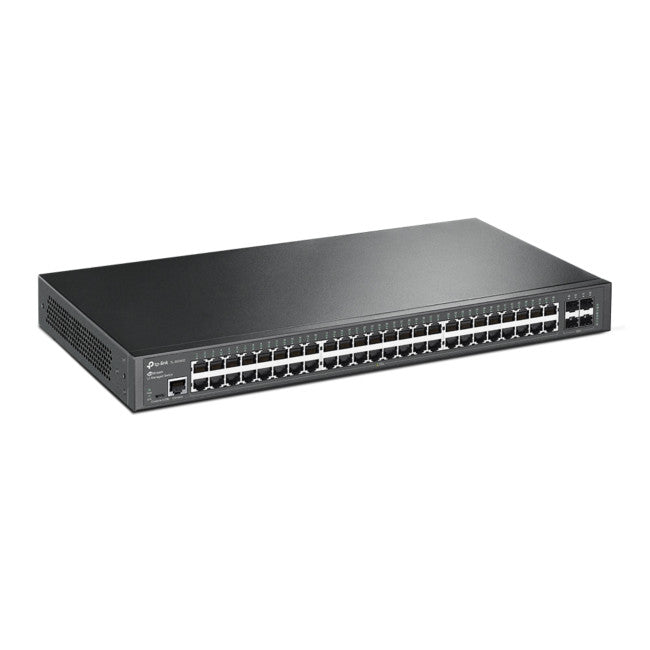 TP‑Link JetStream TL‑SG3452 48‑Port Gigabit L2 Managed Switch with 4 SFP Slots