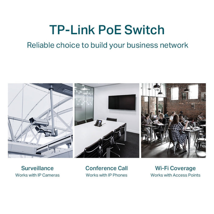 TP‑Link TL‑SG1428PE – 28‑Port Gigabit Easy Smart Switch with 24‑Port PoE+