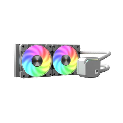 24mm ARGB Liquid CPU Cooler White